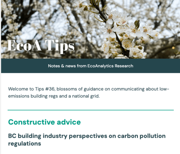 EcoA Tips # 36