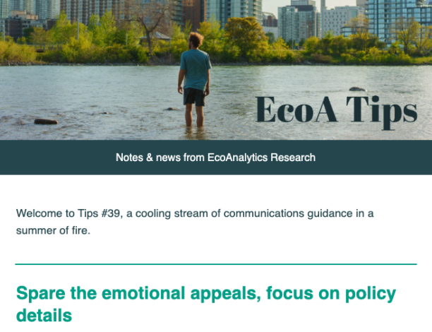 EcoA Tips # 39